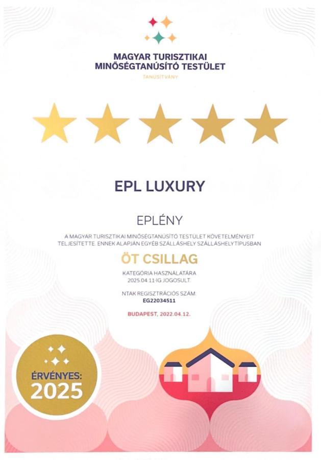 Epl Luxury Lägenhet Eplény Exteriör bild